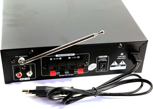 AMPLIFICATORE AUDIO 12V 220V USB Sd 2 MICROFONI MP3 FM CASA AUTO BLUETOOTH BT138  Trade Shop italia - Napoli, Commerciovirtuoso.it
