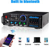 Amplificatore Audio 2x70w Funzione Karaoke Fm/bluetoothmp3/usb/bluetooth Q-gf289 Strumenti Musicali/Sonorizzazione e palcoscenico/Amplificatori di potenza Trade Shop italia - Napoli, Commerciovirtuoso.it