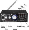 Amplificatore-Audio-Bluetooth-2-Canali-Stereo-Usb-Sd-Radio-Speaker-Telecomando