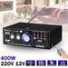 Amplificatore Audio Bluetooth 2 Canali Stereo Usb Sd Radio Speaker Telecomando Elettronica e telefonia > Accessori Audio e Video > Amplificatori Trade Shop italia - Napoli, Commerciovirtuoso.it