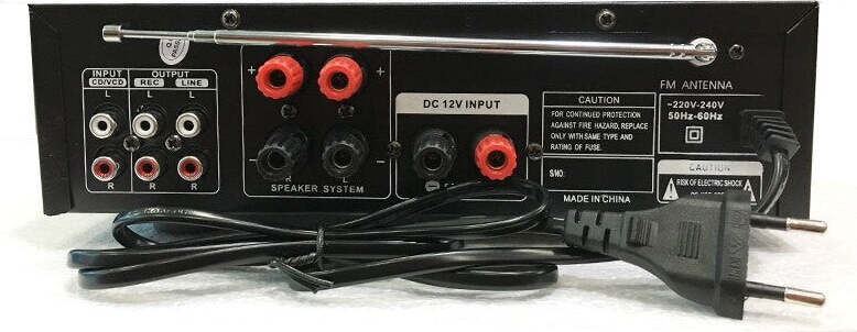 Amplificatore Audio Karaoke Bluetooth Usb Sd Radio Fm Speaker Telecomando Q-t111 Strumenti Musicali/Sonorizzazione e palcoscenico/Amplificatori di potenza Trade Shop italia - Napoli, Commerciovirtuoso.it