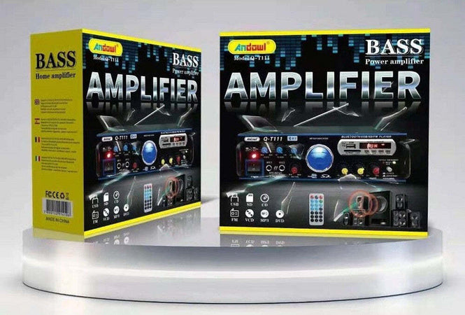 Amplificatore Audio Karaoke Bluetooth Usb Sd Radio Fm Speaker Telecomando Q-t111 Strumenti Musicali/Sonorizzazione e palcoscenico/Amplificatori di potenza Trade Shop italia - Napoli, Commerciovirtuoso.it