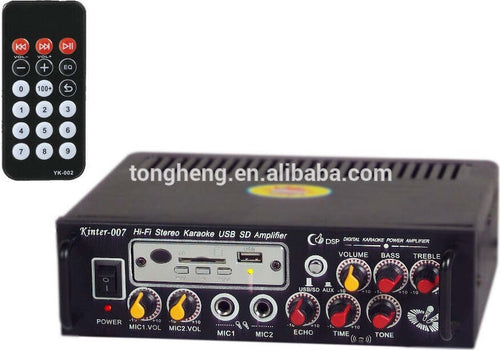 AMPLIFICATORE AUDIO STEREO MP3 USB SD CARD RADIO FM 50W 2 INGRESSI RCA MA-007  Trade Shop italia - Napoli, Commerciovirtuoso.it