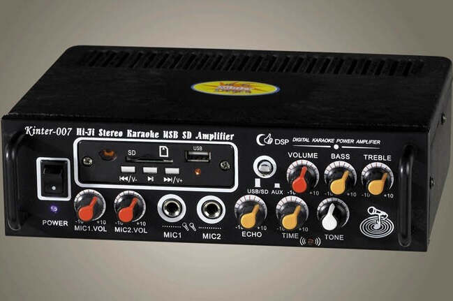 AMPLIFICATORE AUDIO STEREO MP3 USB SD CARD RADIO FM 50W 2 INGRESSI RCA MA-007  Trade Shop italia - Napoli, Commerciovirtuoso.it