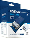 Amplificatore-da-palo-32dB-regolabile-con-filtro-5G-LTE-3-Ingressi-/-1-Uscita-EDISION-AMP-30-con-alimentatore-24V-200mA-EDISION-PSU-2402