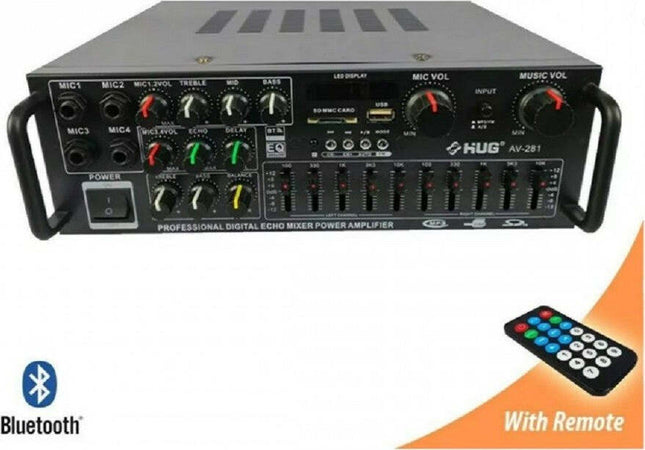 Amplificatore Q-gf999 Professionale Audio 2x150w Karaoke Fm Bluetooth 5.1 Mp3 Usb Strumenti Musicali/Sonorizzazione e palcoscenico/Amplificatori di potenza Trade Shop italia - Napoli, Commerciovirtuoso.it