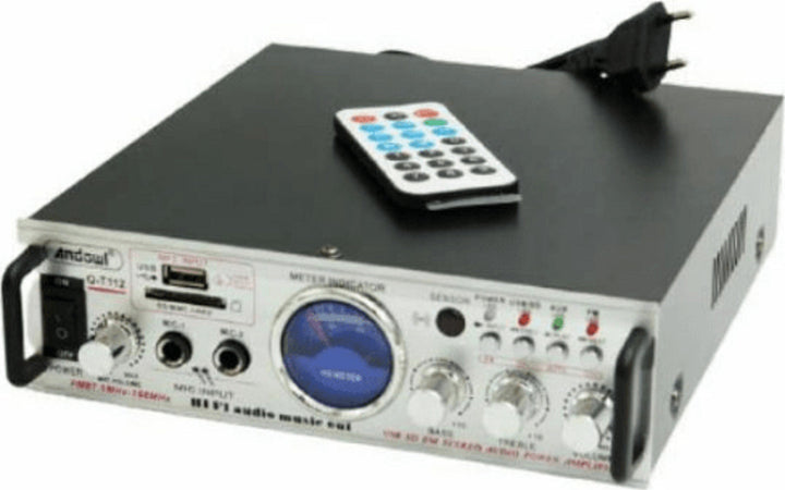Amplificatore Stereo Bluetooth Usb Funzione Mini Super Bass Telecomando Q-t112 Strumenti Musicali/Sonorizzazione e palcoscenico/Amplificatori di potenza Trade Shop italia - Napoli, Commerciovirtuoso.it