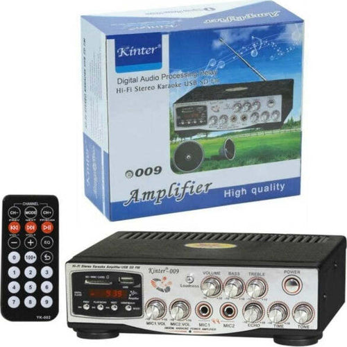 Amplificatore Stereo Hi-fi Karaoke Usb Sd Fm Digitale Amplifier Kinter 009 Elettronica/Home Audio e Hi-Fi/Ricevitori e componenti/Amplificatori Trade Shop italia - Napoli, Commerciovirtuoso.it