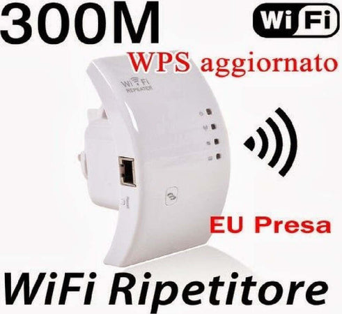 Amplificatore Wifi Repeater 300 Mbps Ripetitore Wifi Range Extender Lan Rete Elettronica/Home Cinema TV e video/Attrezzatura satellitare/Impianti satellitari/Amplificatori di segnale Trade Shop italia - Napoli, Commerciovirtuoso.it
