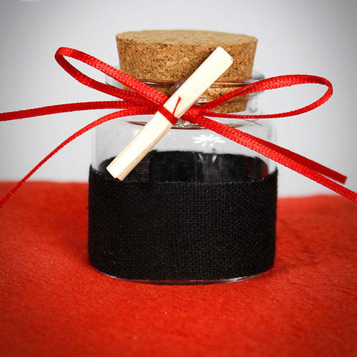 12 Ampolla In Vetro Con Tappo Sughero Porta Confetti Bomboniera Laurea Nero Casa e cucina/Hobby creativi/Materiali per hobby creativi/Forniture per feste/Bomboniere Trade Shop italia - Napoli, Commerciovirtuoso.it