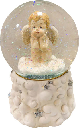 Ampolla con Angioletto in vetro decorazione natalizia con suoni e luci Casa e cucina/Decorazioni per interni/Addobbi e decorazioni per ricorrenze/Decorazioni natalizie/Neve artificiale MagiediNatale.it - Altamura, Commerciovirtuoso.it