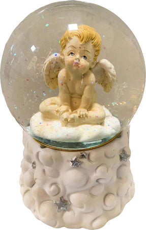 Ampolla con Angioletto in vetro decorazione natalizia con suoni e luci Casa e cucina/Decorazioni per interni/Addobbi e decorazioni per ricorrenze/Decorazioni natalizie/Neve artificiale MagiediNatale.it - Altamura, Commerciovirtuoso.it