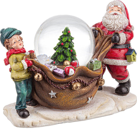 Ampolla con Babbo e Bimbo in vetro e poliresina decorazione natalizia Casa e cucina/Decorazioni per interni/Addobbi e decorazioni per ricorrenze/Decorazioni natalizie/Neve artificiale MagiediNatale.it - Altamura, Commerciovirtuoso.it