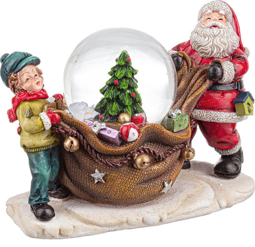 Ampolla con Babbo e Bimbo in vetro e poliresina decorazione natalizia Casa e cucina/Decorazioni per interni/Addobbi e decorazioni per ricorrenze/Decorazioni natalizie/Neve artificiale MagiediNatale.it - Altamura, Commerciovirtuoso.it