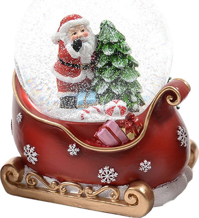 Ampolla con Babbo Natale e albero in vetro decorazione natalizia con carillon Casa e cucina/Decorazioni per interni/Addobbi e decorazioni per ricorrenze/Decorazioni natalizie/Neve artificiale MagiediNatale.it - Altamura, Commerciovirtuoso.it