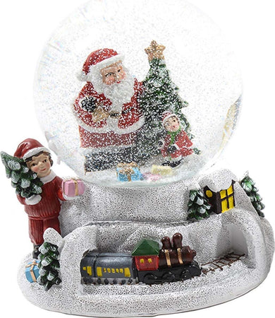 Ampolla con Babbo Natale e albero in vetro decorazione natalizia con carillon Casa e cucina/Decorazioni per interni/Addobbi e decorazioni per ricorrenze/Decorazioni natalizie/Neve artificiale MagiediNatale.it - Altamura, Commerciovirtuoso.it