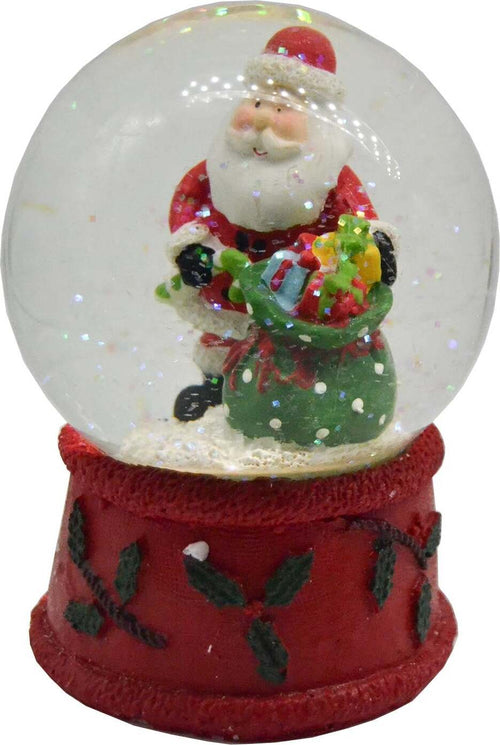 Ampolla con Babbo Natale in vetro decorazione natalizia Casa e cucina/Decorazioni per interni/Addobbi e decorazioni per ricorrenze/Decorazioni natalizie/Neve artificiale MagiediNatale.it - Altamura, Commerciovirtuoso.it