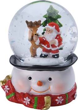 Ampolla con babbo natale, palla di neve natalizia h 6,5 cm idea regalo Casa e cucina/Decorazioni per interni/Addobbi e decorazioni per ricorrenze/Decorazioni natalizie/Neve artificiale MagiediNatale.it - Altamura, Commerciovirtuoso.it