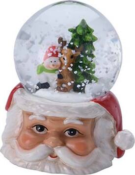 Ampolla con babbo natale, palla di neve natalizia h 6,5 cm idea regalo Casa e cucina/Decorazioni per interni/Addobbi e decorazioni per ricorrenze/Decorazioni natalizie/Neve artificiale MagiediNatale.it - Altamura, Commerciovirtuoso.it