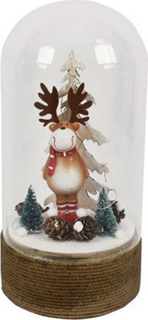 Ampolla con Renna di Babbo Natale e albero di natale in vetro decorazione natalizia Casa e cucina/Decorazioni per interni/Addobbi e decorazioni per ricorrenze/Decorazioni natalizie/Neve artificiale MagiediNatale.it - Altamura, Commerciovirtuoso.it