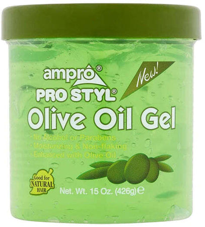 AMPRO PRO STLY OLIVE OIL STYLING GEL 426G ALSO GOOD FOR NATURAL HAIR PER CAPELLI