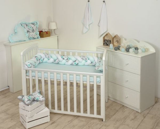 Treccia Paralcolpi 210 MONOPATTERN WHITE MINT ROSE GARDEN Amy