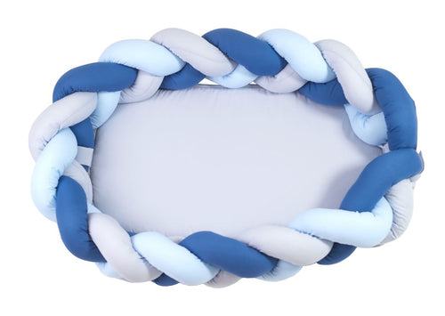 Riduttore Paracolpi con Treccia Paralcolpi 2in1 - 240 UNI GRAY JEANS BLUE Amy