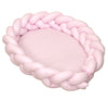 Riduttore Paracolpi con Treccia Paralcolpi 2in1 - 240 UNICOLOR PINK Amy