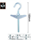 Ancora A Farfalla Con Gancio In Acciaio Con Dado Rondella M8x100mm Fischer 57231 Fai da te/Ferramenta/Chiodi viti ed elementi di fissaggio/Bulloni/Bulloni di espansione Trade Shop italia - Napoli, Commerciovirtuoso.it