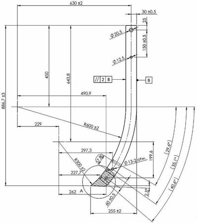 Ancora adattabile Slupica 60x25 Confezione da 1pz