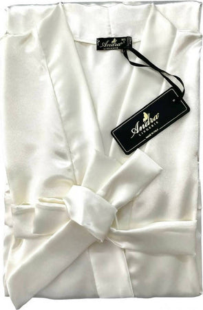 Andra Lingerie Kimono in Raso Donna Andra Lingerie Elegante in Raso Di Seta Con Fascia in Vita Moda/Donna/Abbigliamento/Abbigliamento premaman/Pigiami e camicie da notte/Camicie da notte e vestaglie Puleo Casa - Palermo, Commerciovirtuoso.it