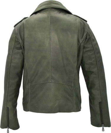 Andrea---Chiodo-Bambino-Verde-in-vera-pelle
