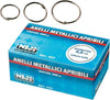 Anelli metallici - 3 5 cm - per rilegatura - Lebez - conf. 100 pezzi Fai da te/Ferramenta/Chiodi viti ed elementi di fissaggio/Viti/Viti di rilegatura Eurocartuccia - Pavullo, Commerciovirtuoso.it