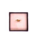 Anello Bambina in oro giallo18 Kt e smalto con l'ape Maia Anellino Bimba regolabile Idea ideale per Battesimo o Comunione
