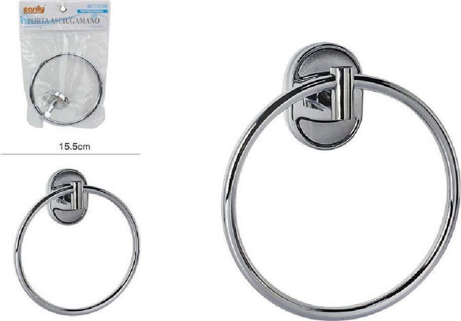 Anello Cerchio Porta Asciugamano Moderno Fissaggio A Parete Bagno Ovale 52015 Casa, arredamento e bricolage > Accessori Bagno > Set da Bagno Trade Shop italia - Napoli, Commerciovirtuoso.it