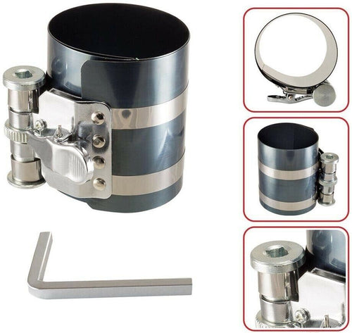 Anello Con Vite Compressore A Cricchetto Per Istallazione Pistone 53 - 175 Mm Tools