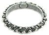 Anello 1 giro fede filigrana sarda in argento 925 brunito Gioiello Sardegna