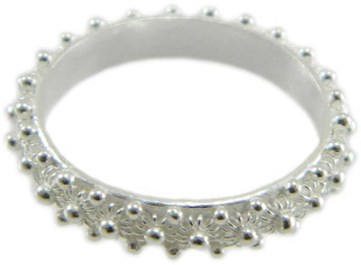 Anello 1 giro fede filigrana sarda in argento 925 Gioiello Sardegna