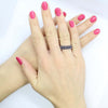 Anello 2 giri fede filigrana sarda in argento 925 brunito Gioiello Sardegna