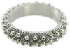 Anello 2 giri fede sarda filigrana in argento 925 rodiato Gioiello Sardegna