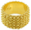 Anello 5 giri fede filigrana sarda in argento 925 dorato Gioiello Sardegna