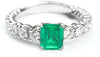 Anello Donna Bibigi' An0155bs Con Smeraldo Centrale