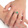 Anello Donna Bibigi' An0155bs Con Smeraldo Centrale