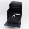 Anello donna classico Mirco Visconti in oro bianco con acquamarina e diamanti