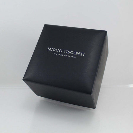 Anello donna classico Mirco Visconti in oro bianco con smeraldo colombiano e diamanti