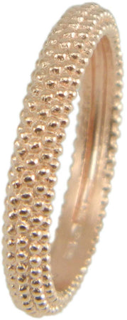 Anello Donna con 3 Fedine in Argento con Lavorazione a Pallini – Filigrana Sarda – Gioiello Artigianale Sardegna