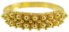 Fede sarda anello filigrana sarda a due file nido d'ape in oro giallo 18 kt GIOIELLO SARDEGNA