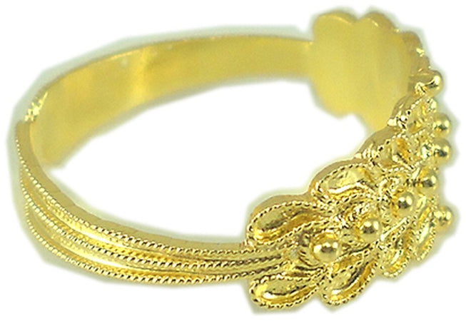 Fede sarda anello sardo filigrana campidanese oro giallo 18 kt  Gioiello Sardegna