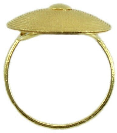 Fede sarda con corbula oro giallo 18 kt anello GIOIELLO SARDEGNA