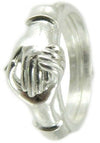 Anello fede sarda maninfide argento mani in fede Gioiello Sardegna
